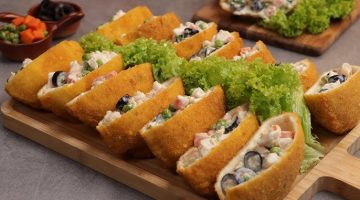 طريقة عمل جيب التاجر بقطع التوست