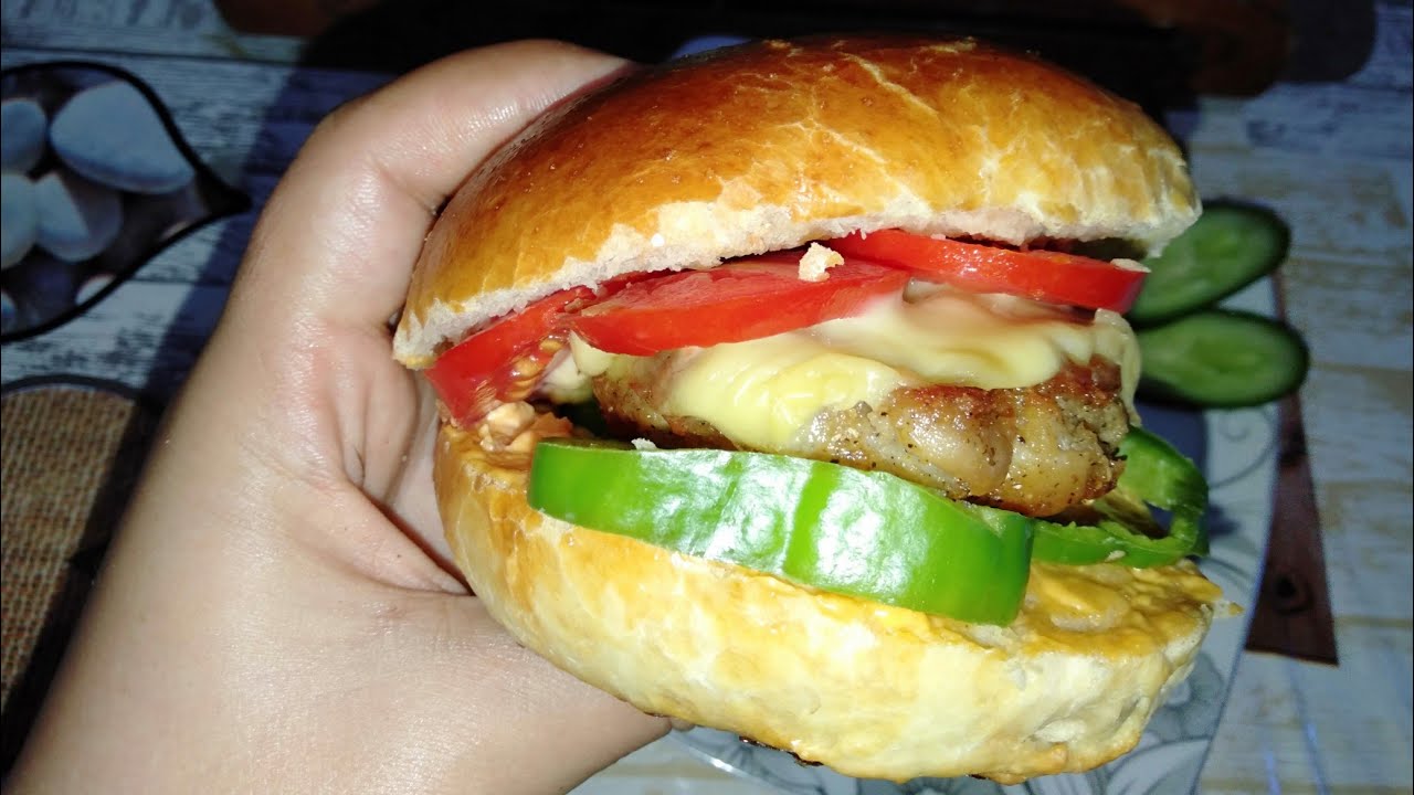 طريقة عمل برجر الفراخ