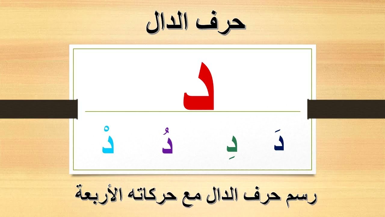 كلمات تنتهي بحرف الدال