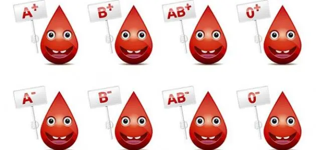 جدول فصائل الدم والزواج