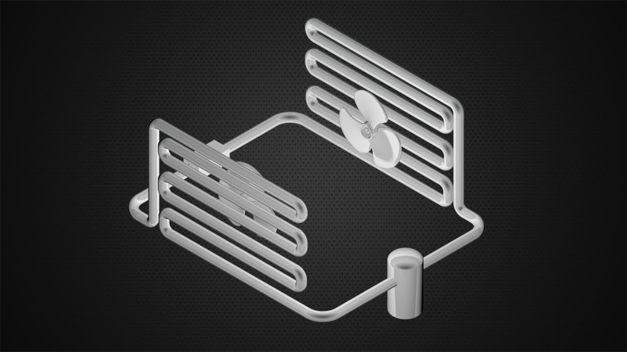 مروحة المكيف الداخلية تصدر صوت