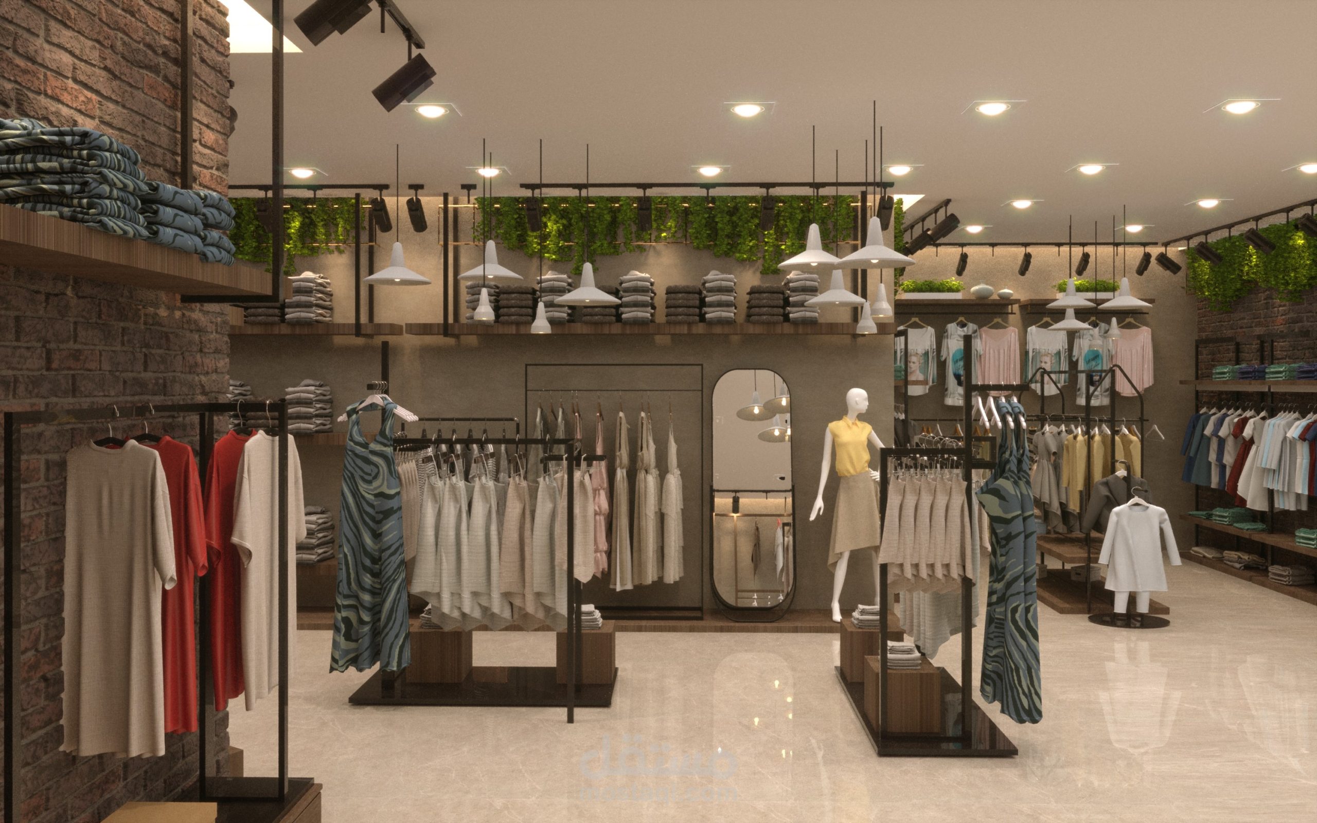 افكار كيفية ترتيب محل ملابس