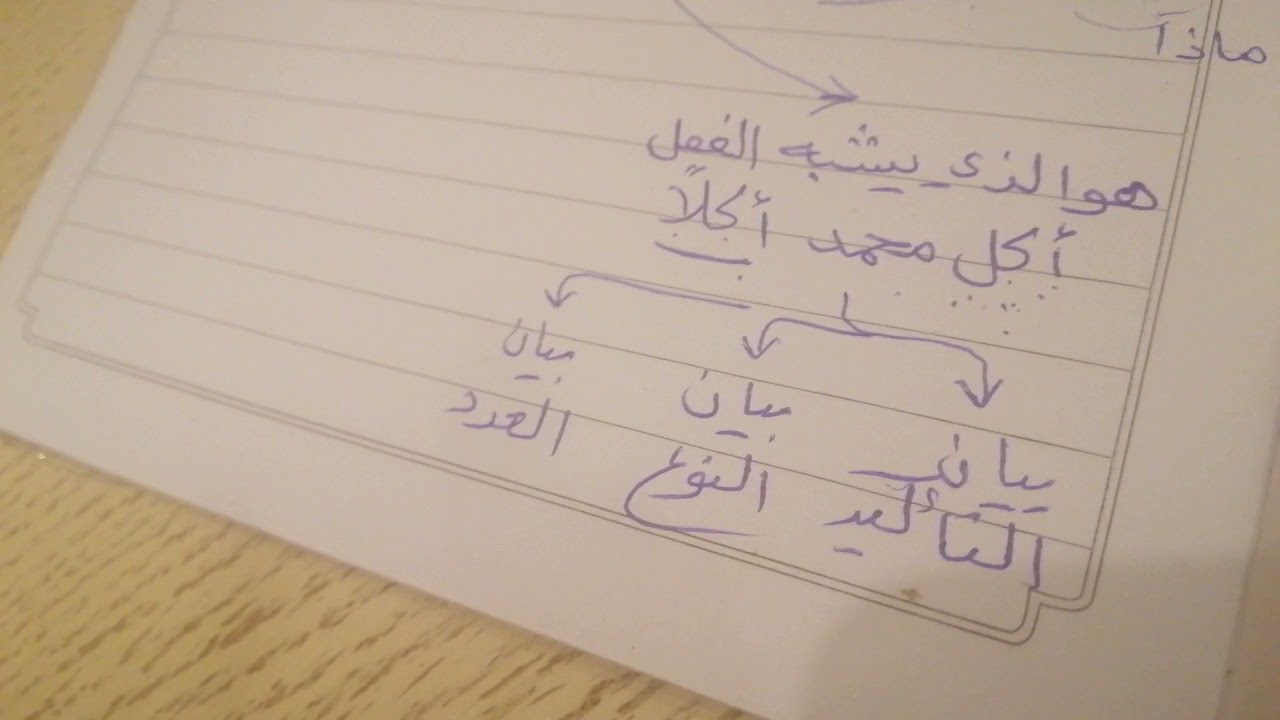 بحث عن المتممات المنصوبة